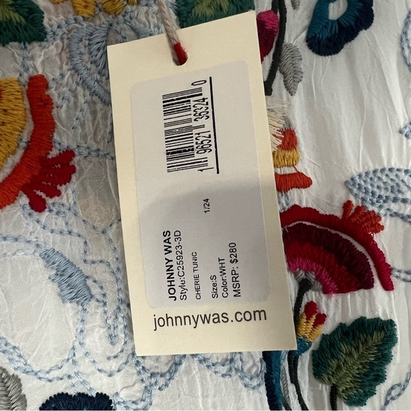 New with tags Johnny Was tunic blouse - Picture 15 of 16
